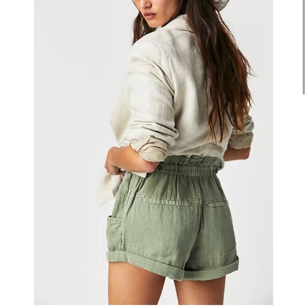 free people topanga cuff shorts - Picture 3 of 6